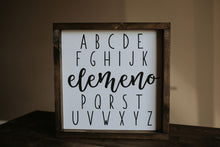 Load image into Gallery viewer, ABC Elemeno - Wood Sign
