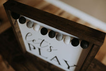 Load image into Gallery viewer, Let's Play With Garland - Wood Sign