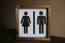 Load image into Gallery viewer, Restroom - Wood Sign