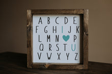 Load image into Gallery viewer, ABC I Love You - Wood Sign