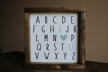 Load image into Gallery viewer, ABC I Love You - Wood Sign
