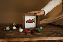 Load image into Gallery viewer, Vintage Christmas Truck - Wood Sign