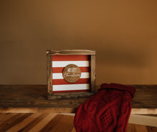 Load image into Gallery viewer, Merry Christmas Striped - Wood Sign