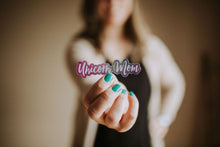 Load image into Gallery viewer, Unicorn Mom - Holographic Sticker
