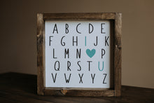 Load image into Gallery viewer, ABC I Love You - Wood Sign
