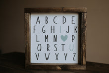 Load image into Gallery viewer, ABC I Love You - Wood Sign
