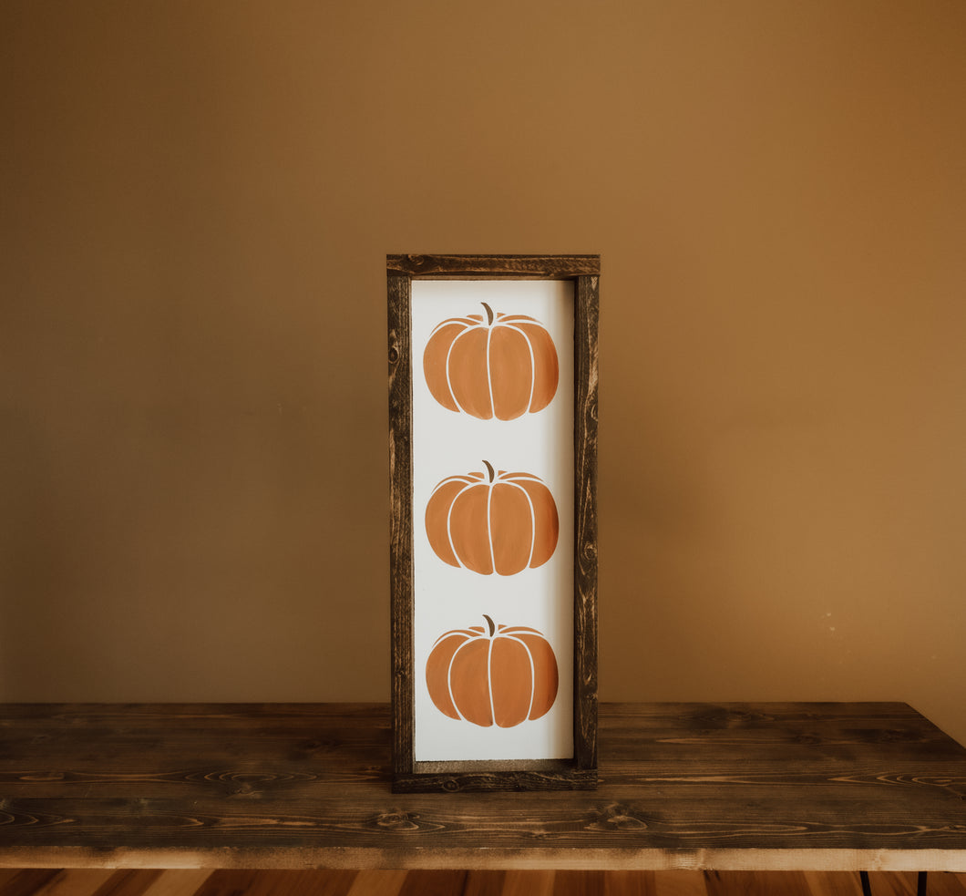 Pumpkins - Wood Sign