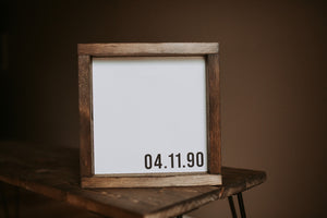 Anniversary Date - Custom Sign