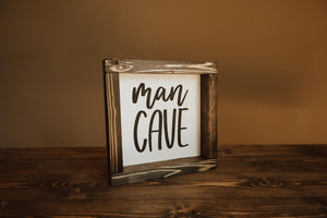 Man Cave - Wood Sign